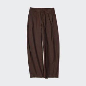 NWT Uniqlo Jersey Brown Barrel Pants